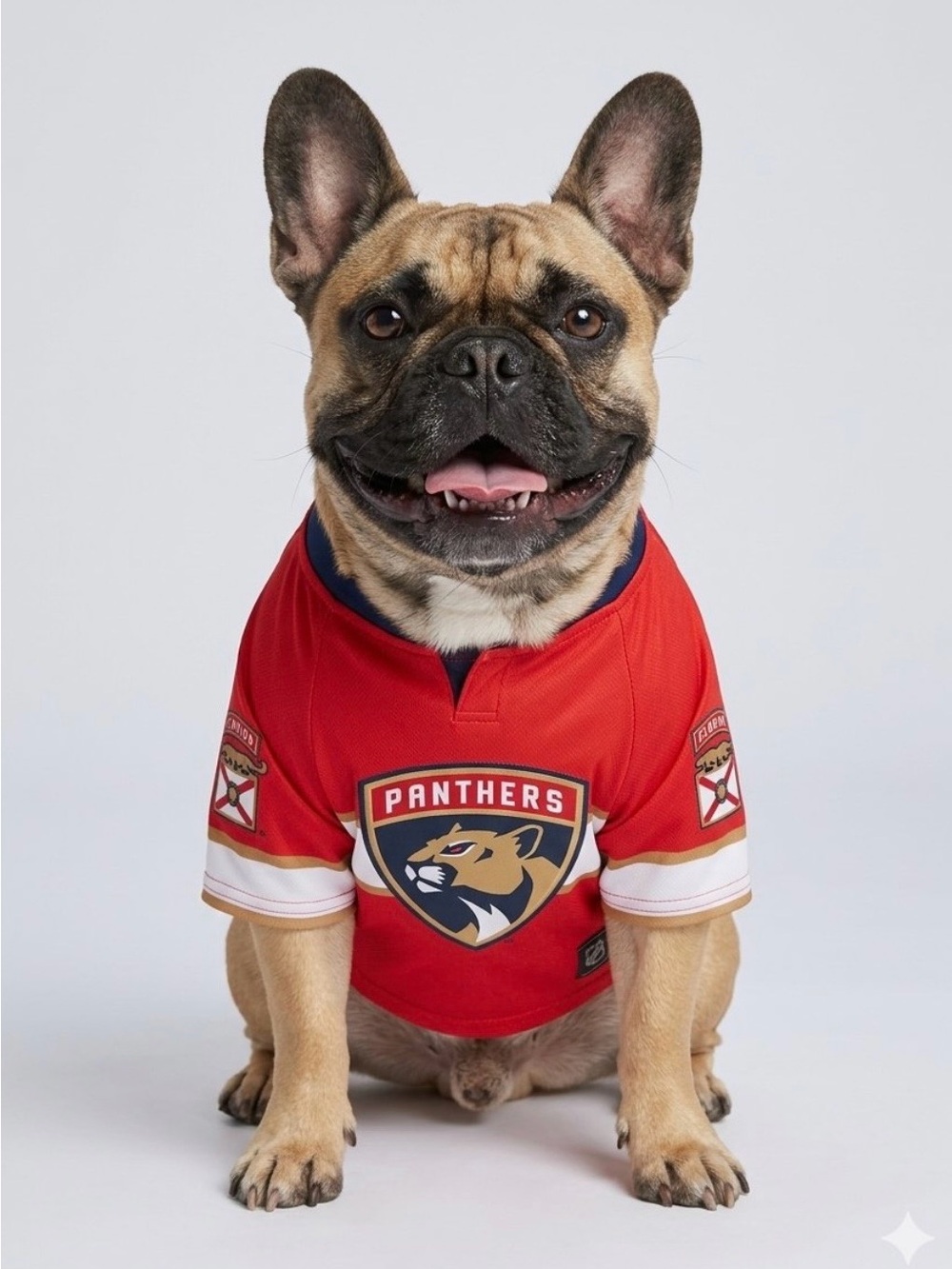 NHL Florida Panthers Red and Gold Pet Jersey